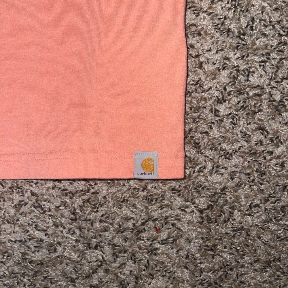 Carhartt Men's Coral “Durable Goods” Short Sleeve Tee - Picture 4 of 5